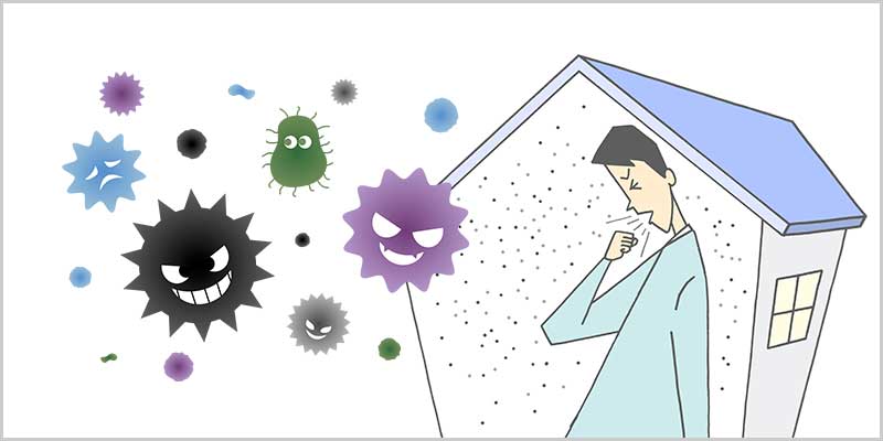 シックハウス症候群とは？症状と原因物質について